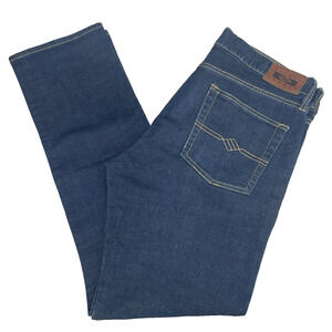 Joseph Abboud Denim Fits Men’s 34 x 30.5 Slim Fit Dark Wash Jeans Casual